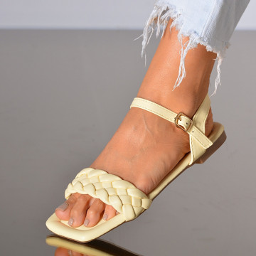 Sandale Dama Sany Galbene- Need 4 Shoes