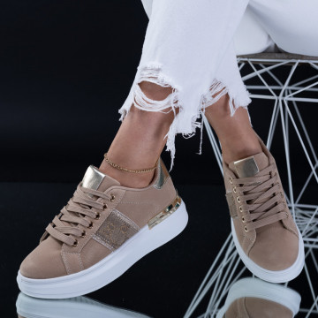Adidasi Dama Harly Bej-Need 4 Shoes