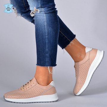 Adidasi Dama Piele Naturala Pamy Roz- Need 4 Shoes
