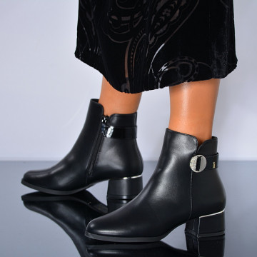 Botine Amyra Negre - Need 4 Shoes