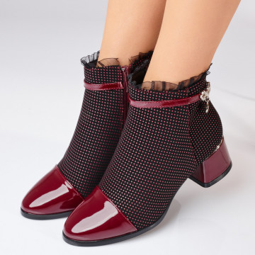 Botine Hazel Bordo-Need 4 Shoes