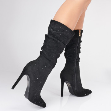 Cizme Dama Loren Negre - Need 4 Shoes