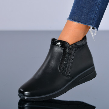 Ghete Dama Imblanite Marvina 2 Negre - Need 4 Shoes