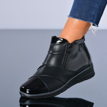 Ghete Dama Imblanite Marvina 3 Negre - Need 4 Shoes