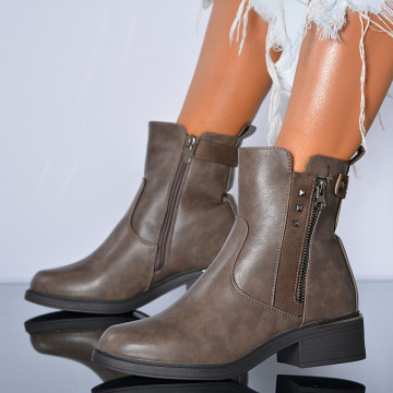Ghete Dama Imblanite Milena Gri- Need 4 Shoes