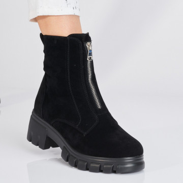 Ghete Dama Imblanite Prya Negre-Need 4 Shoes