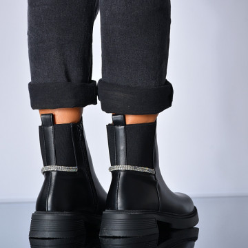 Ghete Dama Imblanite Rubia Negre - Need 4 Shoes