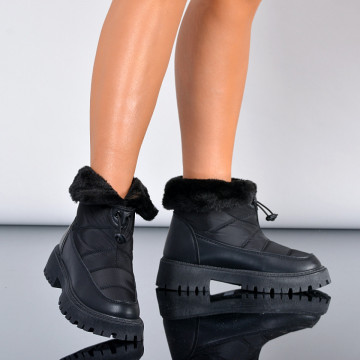 Ghete Dama Imblanite Tobias Negre - Need 4 Shoes