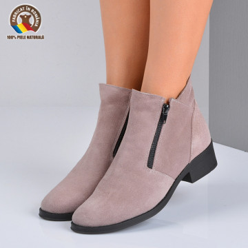 Ghete Dama Piele Naturala Bety 2 Cafe- Need 4 Shoes