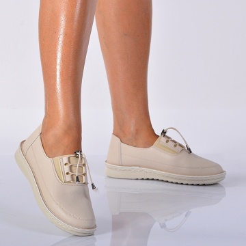 Pantofi Casual Dama Dermina 2 Bej- Need 4 Shoes