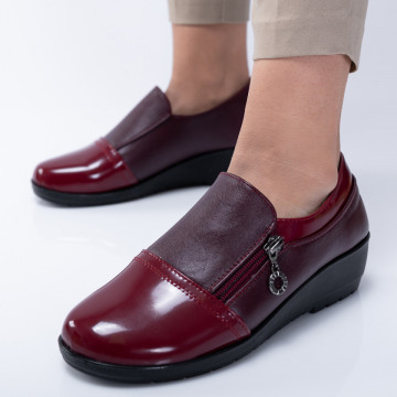 Pantofi Casual Dama Fedora Bordo- Need 4 Shoes