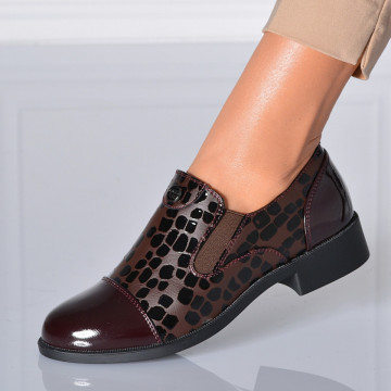Pantofi Casual Dama Marga 6 Bordo- Need 4 Shoes