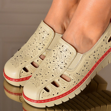 Pantofi Cu Platforma Jana Bej- Need 4 Shoes