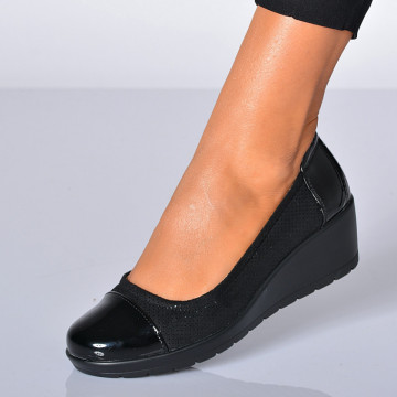 Pantofi Cu Platforma Narelia Negri