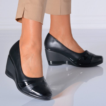 Pantofi Cu Platforma Pixie Negri