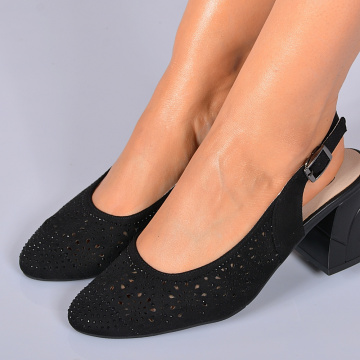 Pantofi Cu Toc Dama Despina 2 Negri- Need 4 Shoes