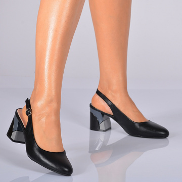 Pantofi Cu Toc Dama Lurya Negri- Need 4 Shoes