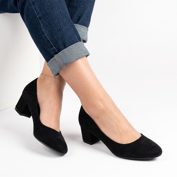 Pantofi Cu Toc Dama Nadine 2 Negri