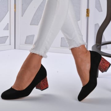 Pantofi Cu Toc Dama Pippa Negri - Need 4 Shoes