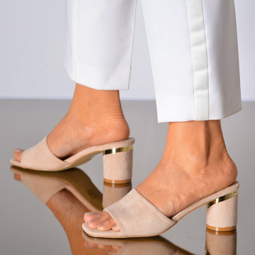 Papuci Cu Toc Penelopa Bej- Need 4 Shoes