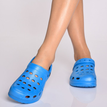 Papuci Dama Domino Albastri- Need 4 Shoes