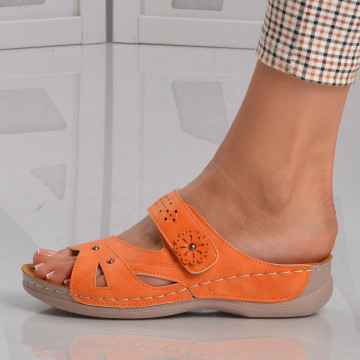 Papuci Dama Magnolia Orange - Need 4 Shoes