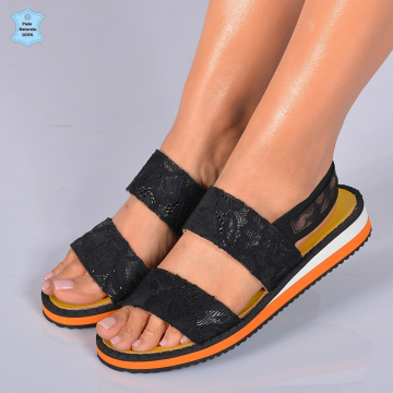 Sandale Dama Piele Naturala Ruby Negre- Need 4 Shoes