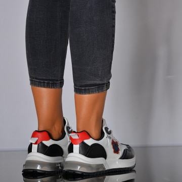 Adidasi Dama Ayda Alb/Negru- Need 4 Shoes
