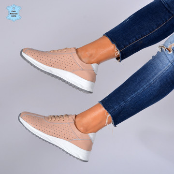 Adidasi Dama Piele Naturala Pamy Roz- Need 4 Shoes