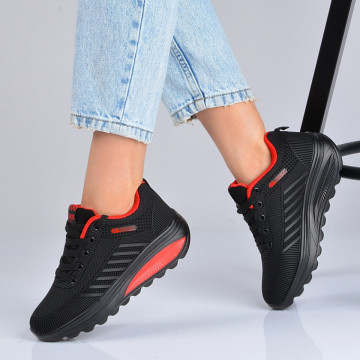 Adidasi Dama Zena 21 Negru/Rosu- Need 4 Shoes