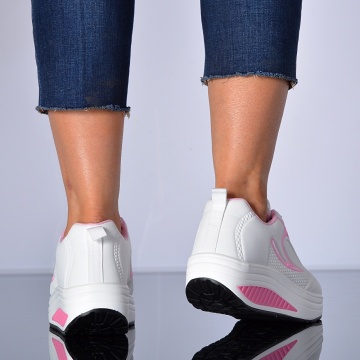 Adidasi Dama Zena 26 Alb/Roz- Need 4 Shoes
