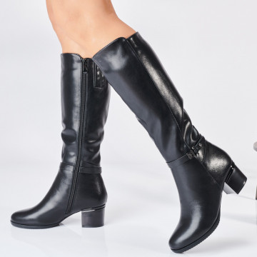 Cizme Dama Imblanite Natalia Negre - Need 4 Shoes