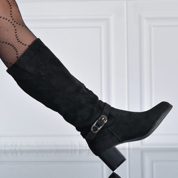 Cizme Dama Imblanite Odell Negre - Need 4 Shoes