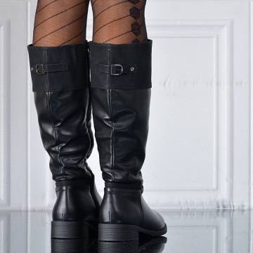 Cizme Dama Imblanite Rielyn Negre - Need 4 Shoes