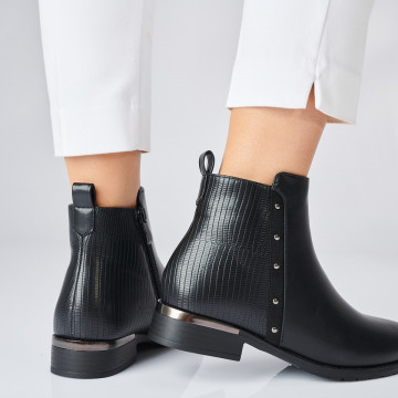 Ghete Dama Casual Miko Negre - Need 4 Shoes