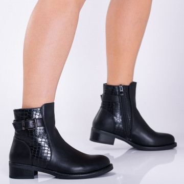 Ghete Dama Imblanite Celestia Negre - Need 4 Shoes