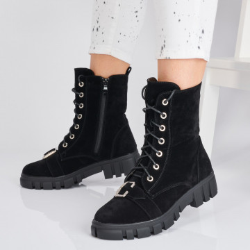 Ghete Dama Imblanite Ludres 2 Negre-Need 4 Shoes