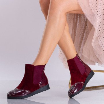 Ghete Dama Marvis Rosii- Need 4 Shoes