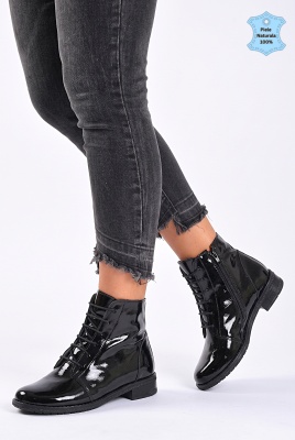 Ghete Dama Piele Naturala Aura 4 Negre