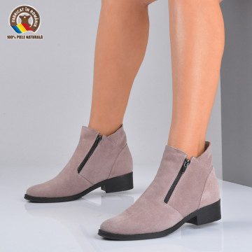 Ghete Dama Piele Naturala Bety 2 Cafe- Need 4 Shoes
