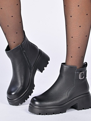 Ghete Dama Piele Naturala Selis Negre