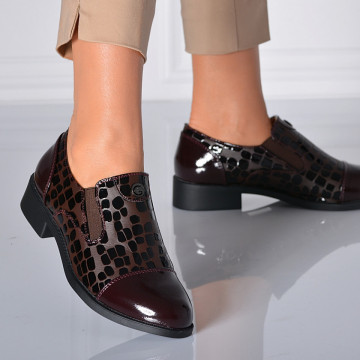 Pantofi Casual Dama Marga 6 Bordo- Need 4 Shoes