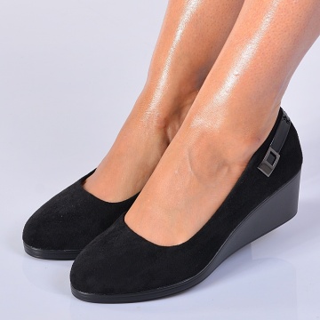 Pantofi Cu Platforma Hara 2 Negri - Need 4 Shoes