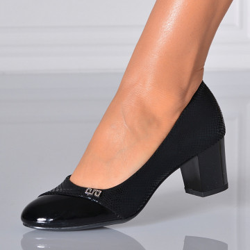 Pantofi Cu Toc Dama Deta Negri- Need 4 Shoes