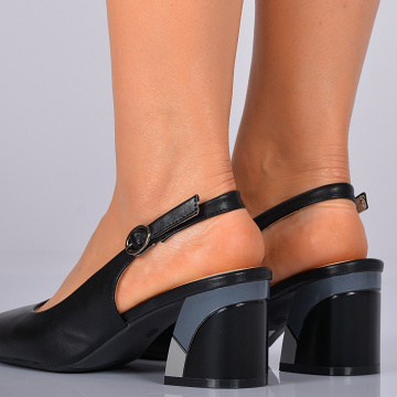 Pantofi Cu Toc Dama Lurya Negri- Need 4 Shoes