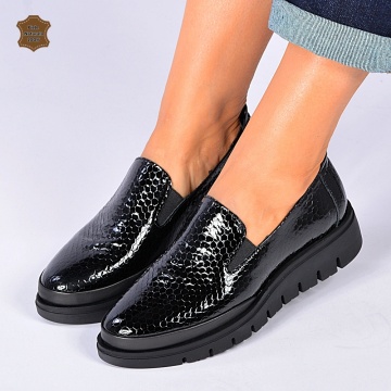 Pantofi Dama Piele Naturala Messy 2 Negri- Need 4 Shoes