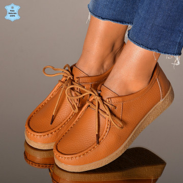 Pantofi Dama Piele Naturala Zora 3 Camel- Need 4 Shoes