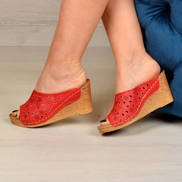 Papuci dama Ami Red - Need 4 Shoes