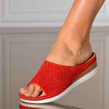 Papuci dama Lima Rosii- Need 4 Shoes