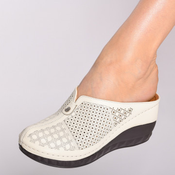 Papuci Dama Orly Bej - Need 4 Shoes